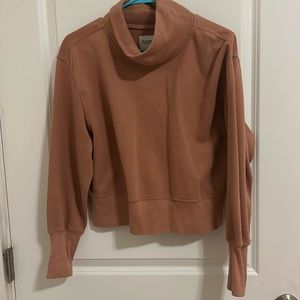 Abercrombie & Fitch Soft A&F Collection mock neck sweater/crew neck, M